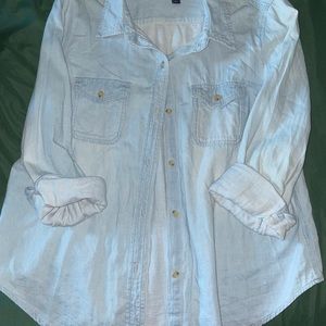 Universal thread blue button up.  Great condition